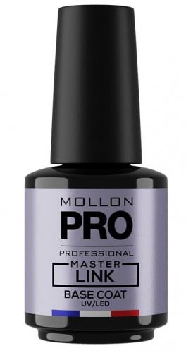 Базовое покрытие MOLLON PRO MASTER LINK BASE COAT UV/LED (12 ml) Базовое покрытие MOLLON PRO MASTER LINK BASE COAT UV/LED (12 ml)