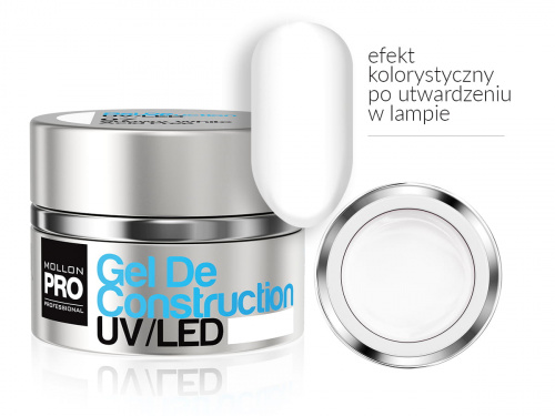 Гель для моделирования MOLLON PRO GEL DE CONSTRUCTION - SNOWY WHITE 07 (30 ml)