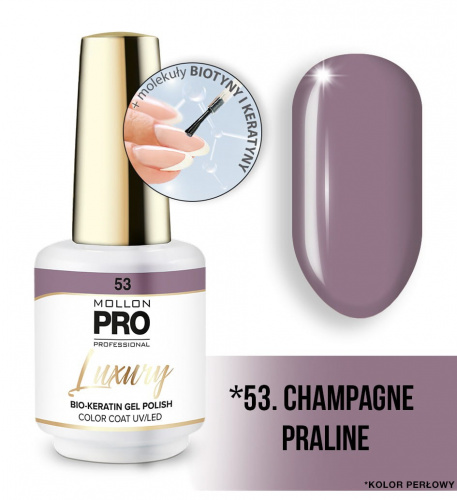 Гель-лак для ногтей MOLLON PRO LUXURY UV/LED №53 (8 мл)