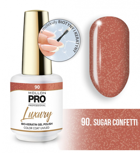 Гель-лак для ногтей MOLLON PRO LUXURY UV/LED №90 (8 мл)