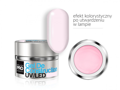 Гель для моделирования MOLLON PRO GEL DE CONSTRUCTION - DELICATE PINK 09 (15 ml)